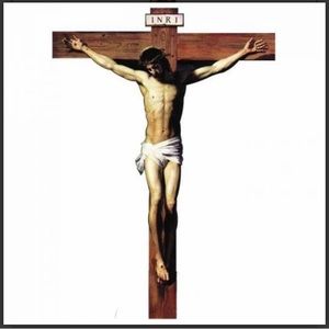 JESUS on Cross Life Size Cardboard Cutout Free Shipping